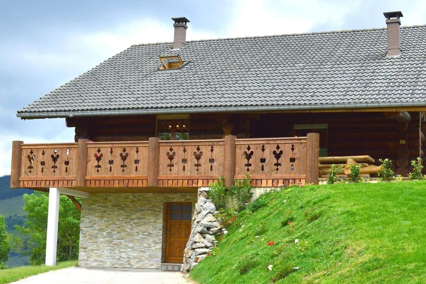 Chalet Spa Le Royal Nathalie Mn La Rouge 拉布雷斯 外观 照片